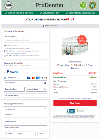 prodentim-checkout-page